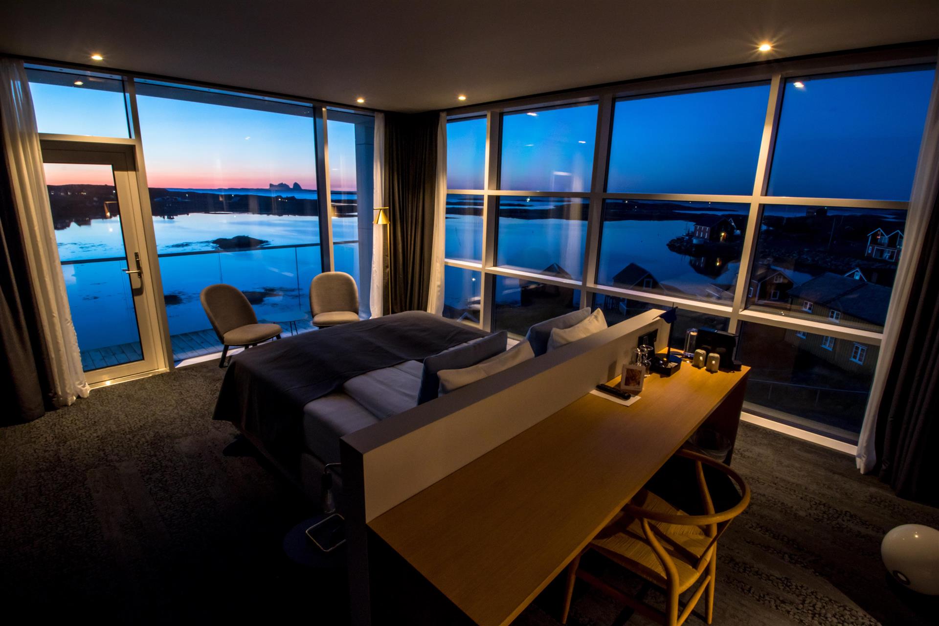 Utsikt fra et hotellrom